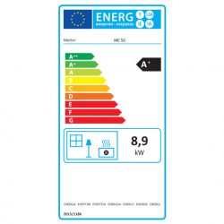 Etiqueta Energética Fogão a lenha ME 50 Metlor