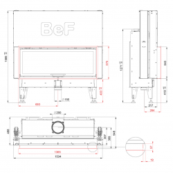 Recuperador a lenha Therm V 14 BeF