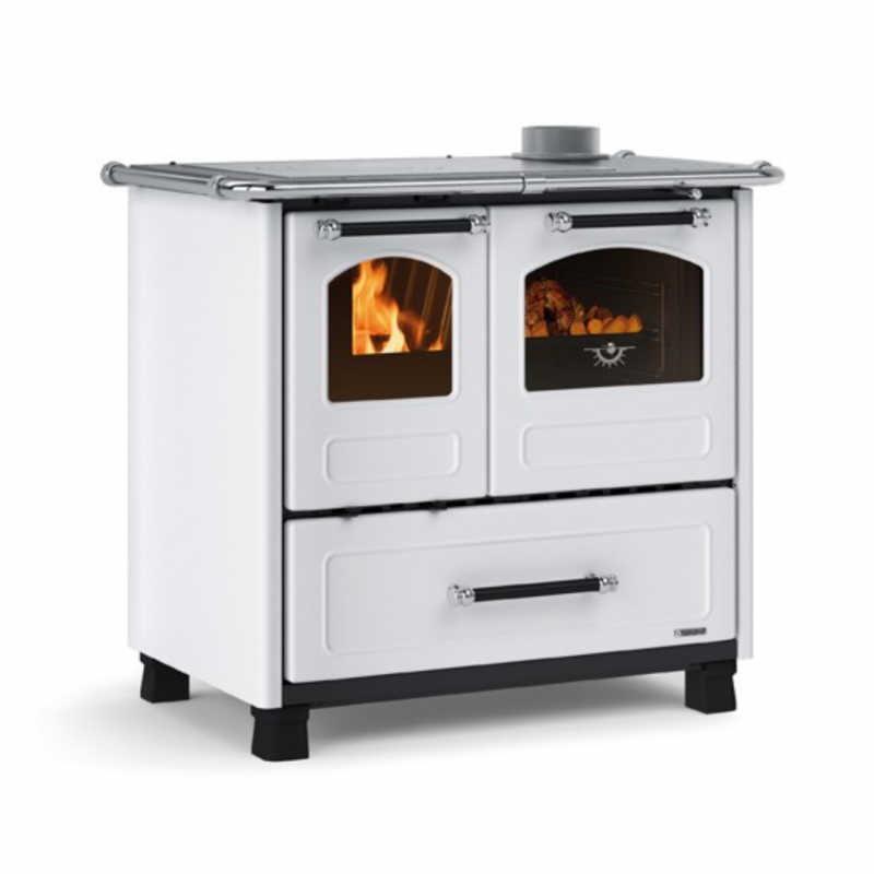 Fogão a lenha Family 4,5 Branco Nordica Extraflame